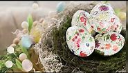 Decoupage Easter Eggs with Paper Napkins | 5 Steps