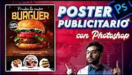 Como hacer un POSTER publicitario en Photoshop ✅ banner mockup