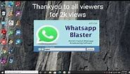 Whatsapp blaster software