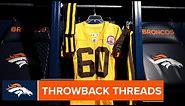 A closer look at the Broncos' 1960s brown and yellow uniforms