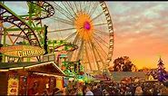 LONDON WALK | Hyde Park Winter Wonderland incl. Fun Fair Rides and Food | England