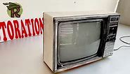 Restoration SAMSUNG TVs produced in 1985 | Antique television restore | Upgrade AV port for TV