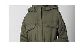 Buy FOREVER 21 Women Olive Green Longline Padded Cotton Jacket -  - Apparel for Women