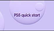 PS5 Quick start | Currys PC World