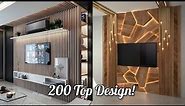 200 Best TV Wall Design Ideas for Living Room 2024 | TV Wall Unit Design | TV Cabinet Designs