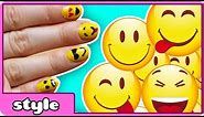 Easy Emoji Nail Art! | DIY Emoji Nails Tutorial