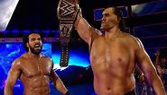 Great Khali holds WWE Championship