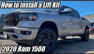 How to install a lift kit - 2020 RAM Ready Lift, 69-1935 Ram1500 3.5" Lift Kit! (Tutorial)