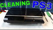 HOW TO: TAKE APART/CLEAN DIRTY PS3!
