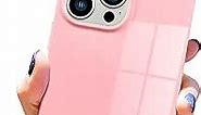 Pevezeda Neon Series Designed for iPhone 15 Pro Max Case 6.7 Inch, Cute Retro Bright Design Shockproof Phone Cases for Women Girls [Square Edge Design] [Reinforced Corners Protection], Baby Pink
