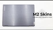 M2Skins Lenovo Yoga 7i 16" (2022) Top Lid Installation