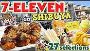 7-Eleven Japan / Japanese Convenience Store Food in Shibuya / Tokyo Vlog