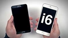 Note 3 vs iPhone 6 (5.5" Mockup)