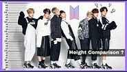 BTS Members Height Comparison [2021] | BTS ARMY