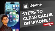How to Clear Cache on iPhone 14 !