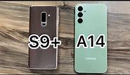 Samsung Galaxy S9+ vs Samsung Galaxy A14 / Android 14 - OneUI 6