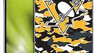 Head Case Designs Officially Licensed NHL Camouflage Pittsburgh Penguins Hard Back Case Compatible with Apple iPhone 15 Pro Max