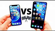 iPhone 12 Mini vs Galaxy S21 Speed Test!