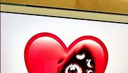 ❤️👁️ Red Heart Emoji #creative #emoji #procreate