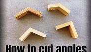 How to measure and cut angles for baseboard, crown moulding, etc