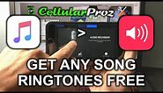 How to get FREE Music Ringtones for your iPhone - No Jailbreak