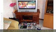 COMO, VERTEMATE CON MINOPRIO   PLAYSTATION 2 + MONITOR 32 POLLICI EURO 5