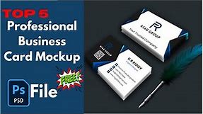 how to make business card mockup set up || business card mockup psd file 2023.