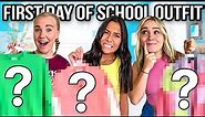 What will we WEAR on the FiRST DAY OF SCHOOL?! *Outfit choice!*