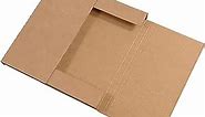 BOX USA Flat Mailer Shipping Boxes 10.25"L x 8.25"W x 1.25"H Medium 50-Pack | Corrugated Cardboard Box for Small or Large Business Packaging, Mailing, and Storage