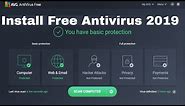 How to install Free AVG Antivirus 2019 For Deeply Scan your Computer Virus | Review Again