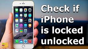 How to know if your iPhone is factory unlocked or locked [iPhone x/xs/11/11 pro ]