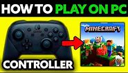 How To Play Minecraft PC with Nintendo Switch Controller (2024)
