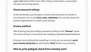 How to Print Family Tree From Ancestry | Ancestry Family Tree Print