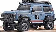FAIRRC HBP Hobby Plus 1/24 RC Crawler HB CR24 G-Armor 186 1:24 Micro Crawler Remote Control Crawler Car, RC Off-Road Truck, 1/24 Scale RC Cars for Adults RC Truck RTR (GA-Blue)