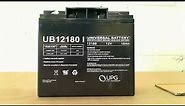 UB12180 I Universal Battery - 3 Terminals Available