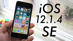 iOS 12.1.4 OFFICIAL On iPHONE SE! (Review)