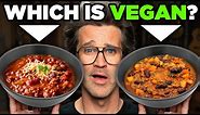 Vegan vs. Non-Vegan Foods Taste Test