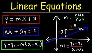 Linear Equations - Algebra