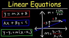Linear Equations - Algebra