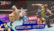 DC & Marvel Inspired Wrestling Outfits (WWE 2K19 Creations )