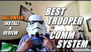 Best StarWars StormTrooper Helmet Voice/COMM System - 501st Legion UKsWrath's Kit Install and Review
