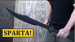 United Two Handed Spartan Sword (Machete) ($60) Review, Jug Kills, This Is Sparta