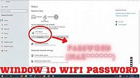 How To See Your WiFi Password In Window 10: NEW TRICK | Show How To See Wifi Password window 10/2023
