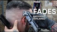 Different Types Of Fades Explained - Low vs Mid vs High vs Taper Fade Haircuts