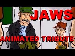 JAWS ANIMATED PARODY TRIBUTE from A Guy, A fish, a Cat and a Movie!
