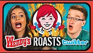 YouTubers React to Wendy's ROASTS Twitter!!!
