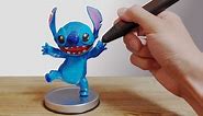 3D Pen | Making a Stitch | 3D펜 스티치 제작