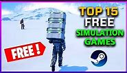 TOP 15 *FREE* SIMULATION Games that you can play Right Now! | Steam (2022)