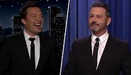 Jimmy Fallon, Jimmy Kimmel switch places in late-night April Fools Day prank