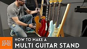 How to Make a Multi Guitar Stand | I Like To Make Stuff